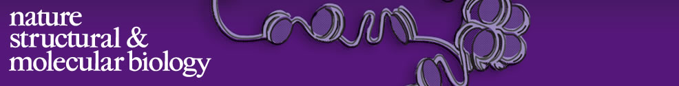 Nature Structural & Molecular Biology homepage